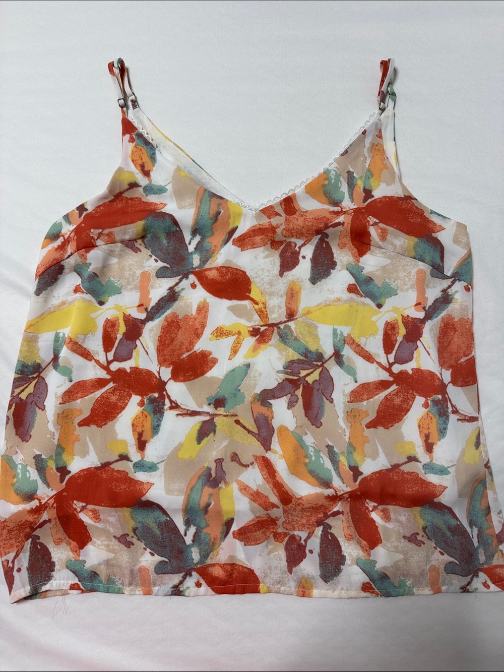 Floral Watercolor Cami Top - Multicolor